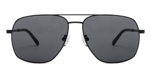 Black Aviator Full Rim Unisex Eyeglasses by John Jacobs Screen Glasses-145353