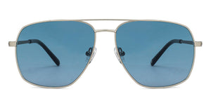 Grey Aviator Full Rim Unisex Eyeglasses by John Jacobs Screen Glasses-145354