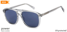 Load image into Gallery viewer, Transparent Square Full Rim Unisex Eyeglasses by John Jacobs Screen Glasses-145376