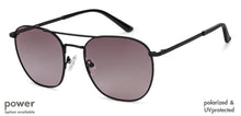 Load image into Gallery viewer, Black Square Full Rim Unisex Eyeglasses by John Jacobs Screen Glasses-145382