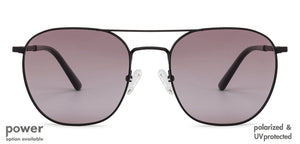 Black Square Full Rim Unisex Eyeglasses by John Jacobs Screen Glasses-145382