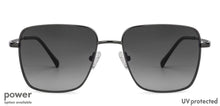 Load image into Gallery viewer, Grey Square Full Rim Unisex Eyeglasses by John Jacobs Screen Glasses-145383