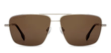 Load image into Gallery viewer, Silver Aviator Full Rim Unisex Sunglasses by John Jacobs-211708