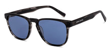 Load image into Gallery viewer, Black Grey Transparent Wayfarer Full Rim Unisex Sunglasses by John Jacobs-215582