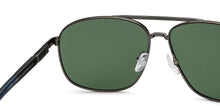 Load image into Gallery viewer, Gunmetal Rectangle Full Rim Unisex Sunglasses by John Jacobs-209961