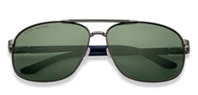 Load image into Gallery viewer, Gunmetal Rectangle Full Rim Unisex Sunglasses by John Jacobs-209961