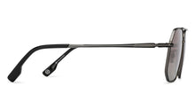 Load image into Gallery viewer, Gunmetal Rectangle Full Rim Unisex Sunglasses by John Jacobs-209962