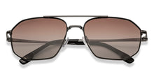 Load image into Gallery viewer, Gunmetal Rectangle Full Rim Unisex Sunglasses by John Jacobs-209962