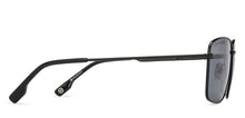 Load image into Gallery viewer, Black Rectangle Full Rim Unisex Sunglasses by John Jacobs-209963