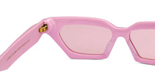 Load image into Gallery viewer, Pink Cat Eye Full Rim Unisex Sunglasses by John Jacobs-213042