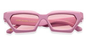 Pink Cat Eye Full Rim Unisex Sunglasses by John Jacobs-213042