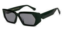 Load image into Gallery viewer, Green Rectangle Full Rim Unisex Sunglasses by John Jacobs-213044