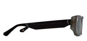 Grey Rectangle Full Rim Unisex Sunglasses by John Jacobs-213046