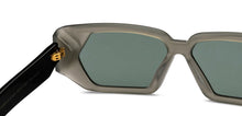 Load image into Gallery viewer, Grey Rectangle Full Rim Unisex Sunglasses by John Jacobs-213046