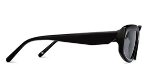 Black Rectangle Full Rim Unisex Sunglasses by John Jacobs-212827