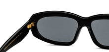 Load image into Gallery viewer, Black Rectangle Full Rim Unisex Sunglasses by John Jacobs-212827