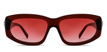 Load image into Gallery viewer, Brown Rectangle Full Rim Unisex Sunglasses by John Jacobs-212829