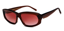 Load image into Gallery viewer, Brown Rectangle Full Rim Unisex Sunglasses by John Jacobs-212829