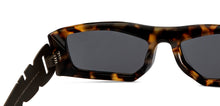 Load image into Gallery viewer, Tortoise Rectangle Full Rim Unisex Sunglasses by John Jacobs-212830