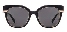 Load image into Gallery viewer, Black Cat Eye Full Rim Women Sunglasses by John Jacobs-224697