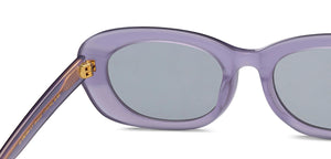Purple Rectangle Full Rim Women Sunglasses by John Jacobs-213098