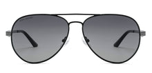 Load image into Gallery viewer, Black Aviator Full Rim Unisex Sunglasses by John Jacobs-213143