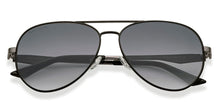 Load image into Gallery viewer, Black Aviator Full Rim Unisex Sunglasses by John Jacobs-213143