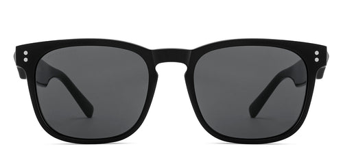 Black Wayfarer Full Rim Unisex Sunglasses by John Jacobs-213146