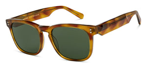 Tortoise Wayfarer Full Rim Unisex Sunglasses by John Jacobs-213147