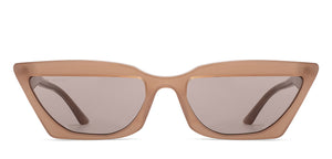 Brown Cat Eye Full Rim Unisex Sunglasses by John Jacobs-213151