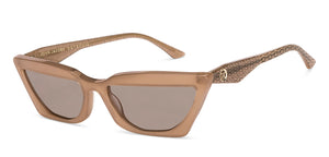 Brown Cat Eye Full Rim Unisex Sunglasses by John Jacobs-213151