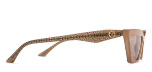 Brown Cat Eye Full Rim Unisex Sunglasses by John Jacobs-213151