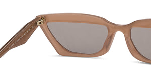 Brown Cat Eye Full Rim Unisex Sunglasses by John Jacobs-213151