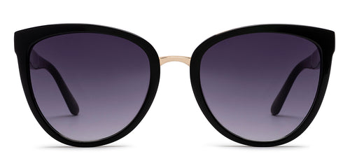 Black Cat Eye Full Rim Women Sunglasses by John Jacobs-213505