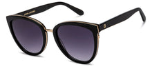 Load image into Gallery viewer, Black Cat Eye Full Rim Women Sunglasses by John Jacobs-213505