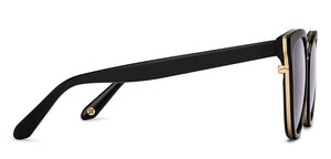 Black Cat Eye Full Rim Women Sunglasses by John Jacobs-213505