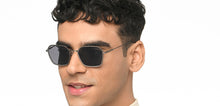 Load image into Gallery viewer, Gunmetal Square Full Rim Unisex Sunglasses by John Jacobs-215332