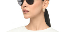 Load image into Gallery viewer, Gold Aviator Full Rim Unisex Sunglasses by John Jacobs-215338