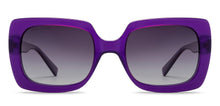 Load image into Gallery viewer, Purple Rectangle Full Rim Unisex Sunglasses by John Jacobs-215347
