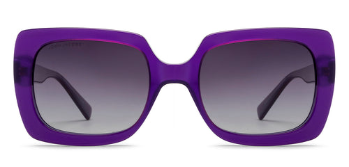 Purple Rectangle Full Rim Unisex Sunglasses by John Jacobs-215347