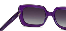 Load image into Gallery viewer, Purple Rectangle Full Rim Unisex Sunglasses by John Jacobs-215347
