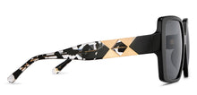 Load image into Gallery viewer, Black Square Full Rim Women Sunglasses by John Jacobs-216829