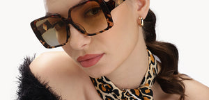 Tortoise Square Full Rim Women Sunglasses by John Jacobs-216830