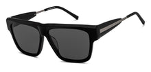 Load image into Gallery viewer, Black Square Full Rim Unisex Sunglasses by John Jacobs-217133