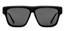 Load image into Gallery viewer, Black Square Full Rim Unisex Sunglasses by John Jacobs-217133