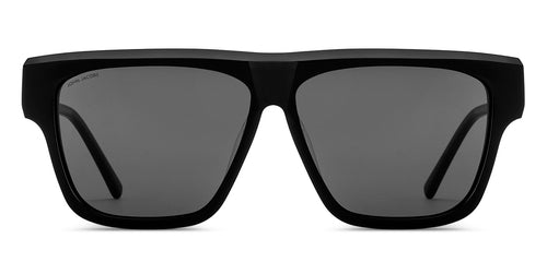 Black Square Full Rim Unisex Sunglasses by John Jacobs-217133