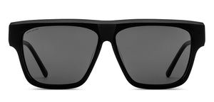 Black Square Full Rim Unisex Sunglasses by John Jacobs-217133