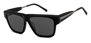 Black Square Full Rim Unisex Sunglasses by John Jacobs-217133
