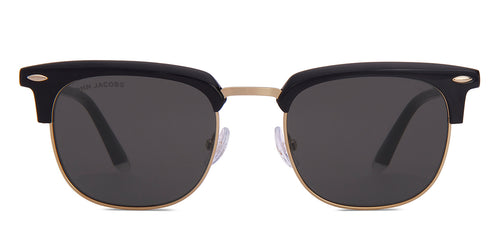 Black Clubmaster Full Rim Unisex Sunglasses by John Jacobs-217767