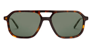 Havana Aviator Full Rim Unisex Sunglasses by John Jacobs-226541